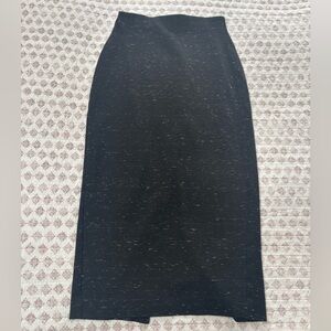 Black and white marled skirt Aritzia